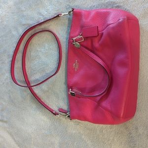 Pink Coach Shoulder Bag